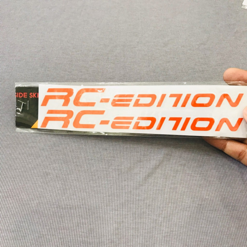 Cặp tem dán phuộc phản quang RC edition đủ màu