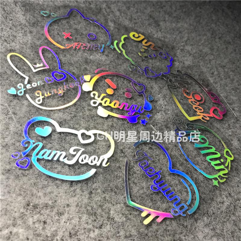 Stiker dán lightstick BTS