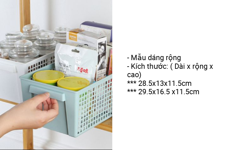 Giỏ Đựng Đồ Đa Năng Dáng Rộng - Nhật Bản