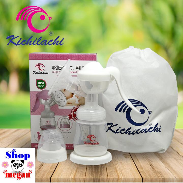 Tặng 6 túi trữ sữa Máy hút sữa bằng tay Kichilachi Nhật Bản