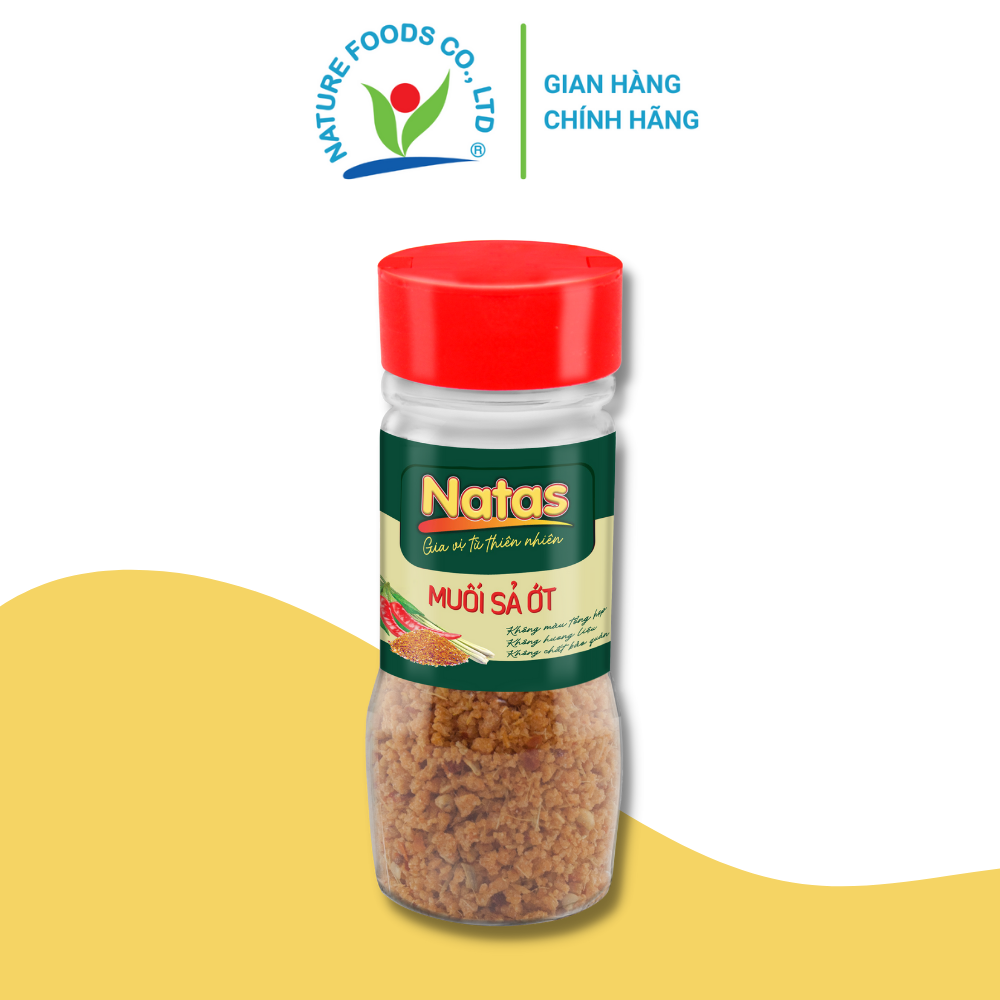 MUỐI SẢ ỚT NATAS gia vị đa năng (hũ 60g)