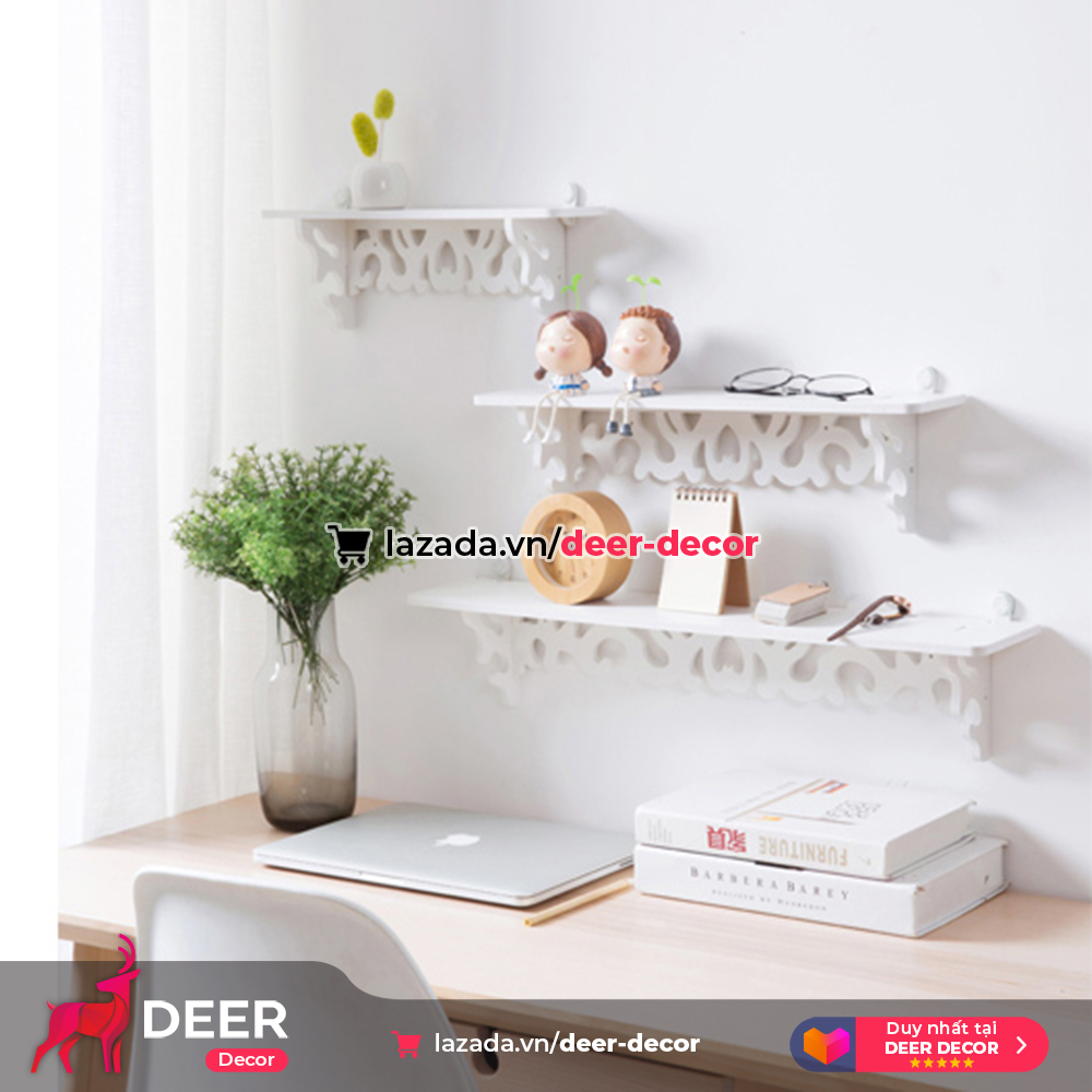 Combo 3 Kệ Trang Trí Treo Tường - DEER DECOR
