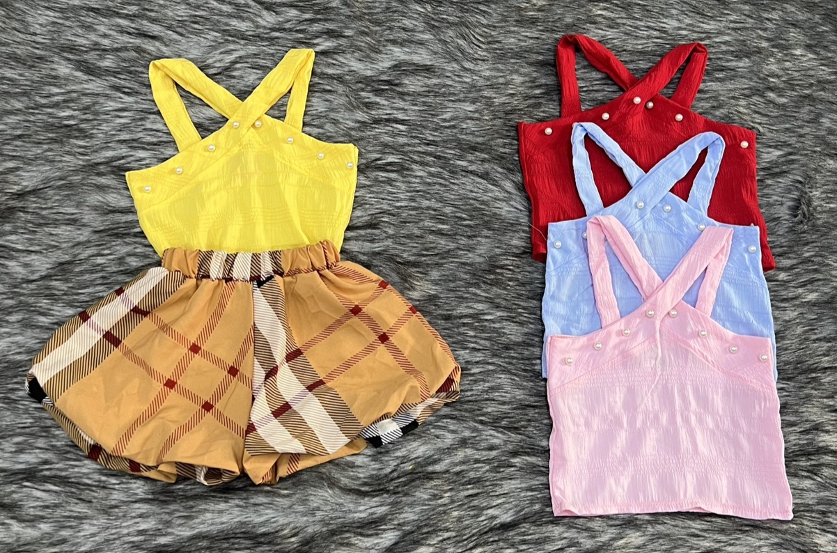 Bộ Tơ Xốp Tay Ngắn Bé (6-14kg) (giao màu ngẫu nhiên)