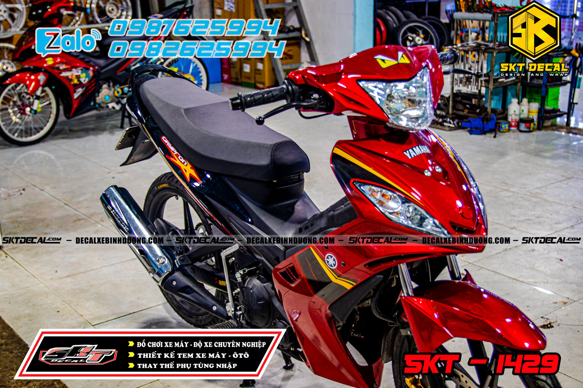 tem rời exciter 2010 đỏ đen crypron 1429