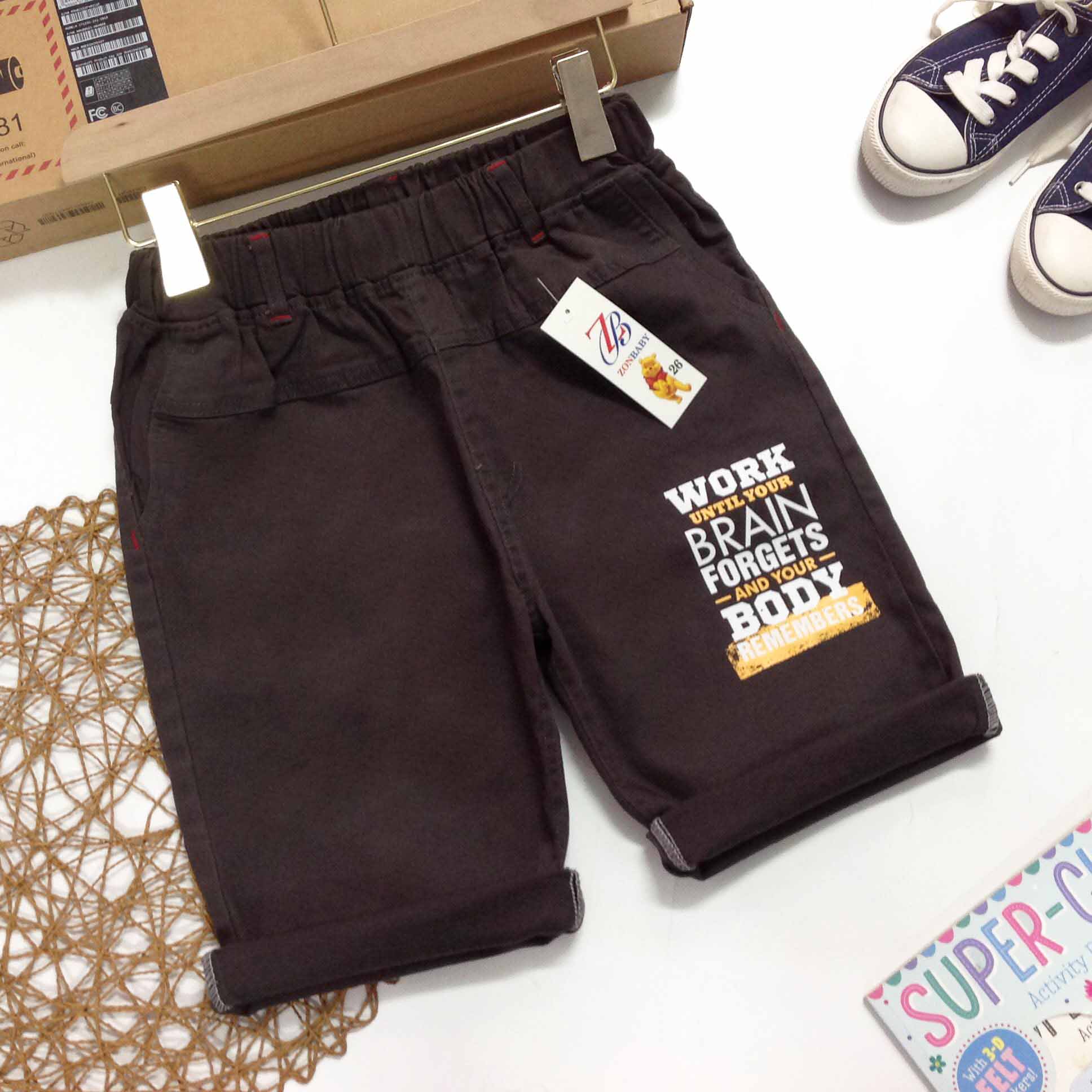 QUẦN SỌT KAKI BÉ TRAI SIZE 34-47KG