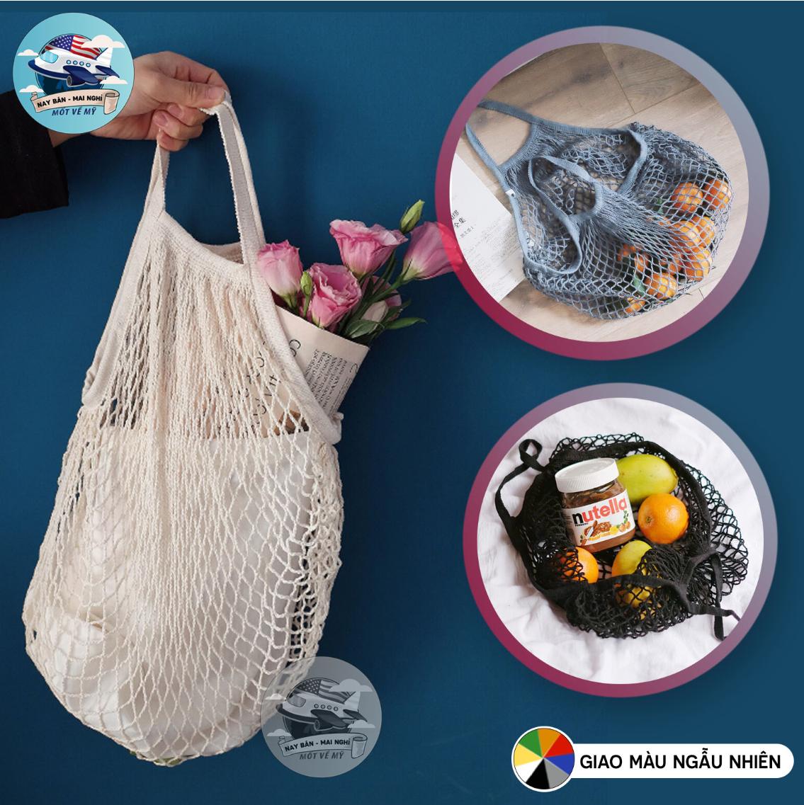 Giỏ Lưới Đi Chợ - Giỏ Đựng Đồ Tiện Dụng