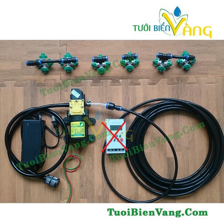 Bộ bơm phun sương 6 béc đầy đủ phụ kiện