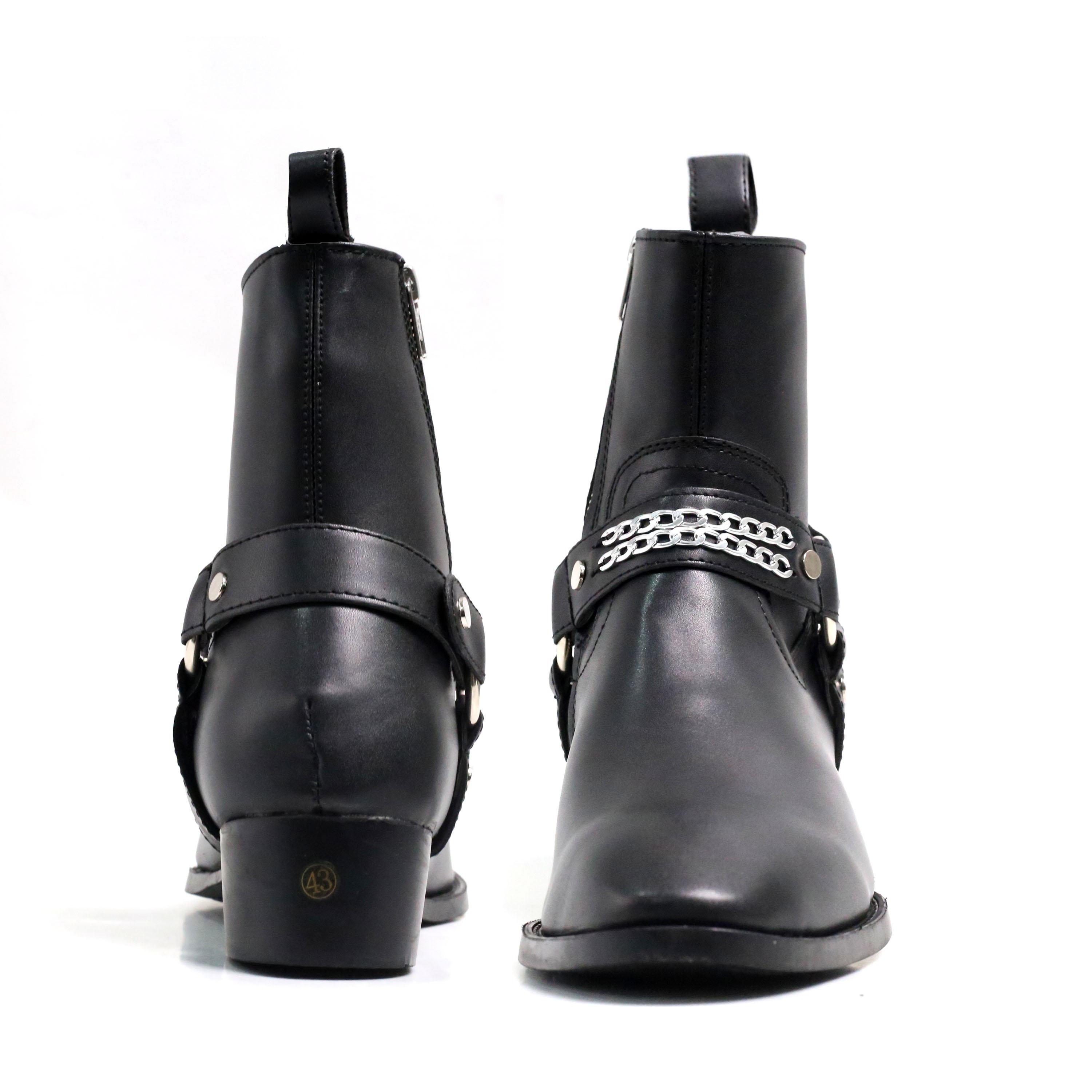 Giày harness boot khóa kéo StarLord SL1120 đế cao