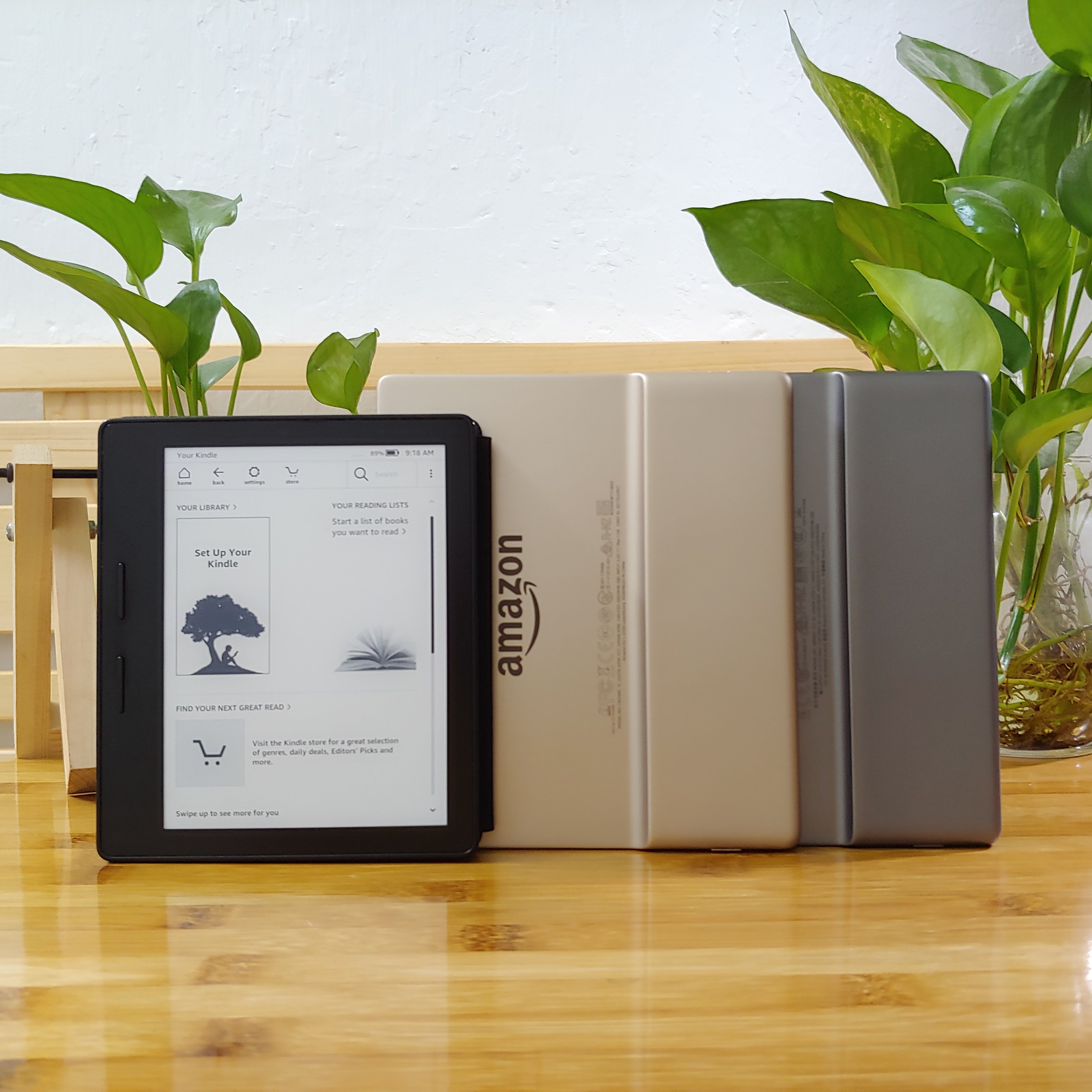 Kindle Oasis 1, 2, 3 (8th, 9th, 10th) E-reader, Screen 6-7inch 300PPI, Stogare 4-8-32GB, Wifi, Bluetooth