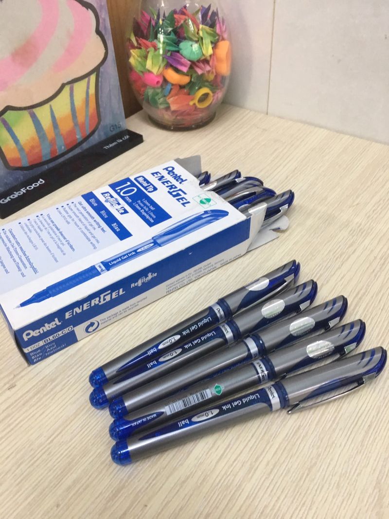 Bút Gel Pentel BL-60C   - xanh dương