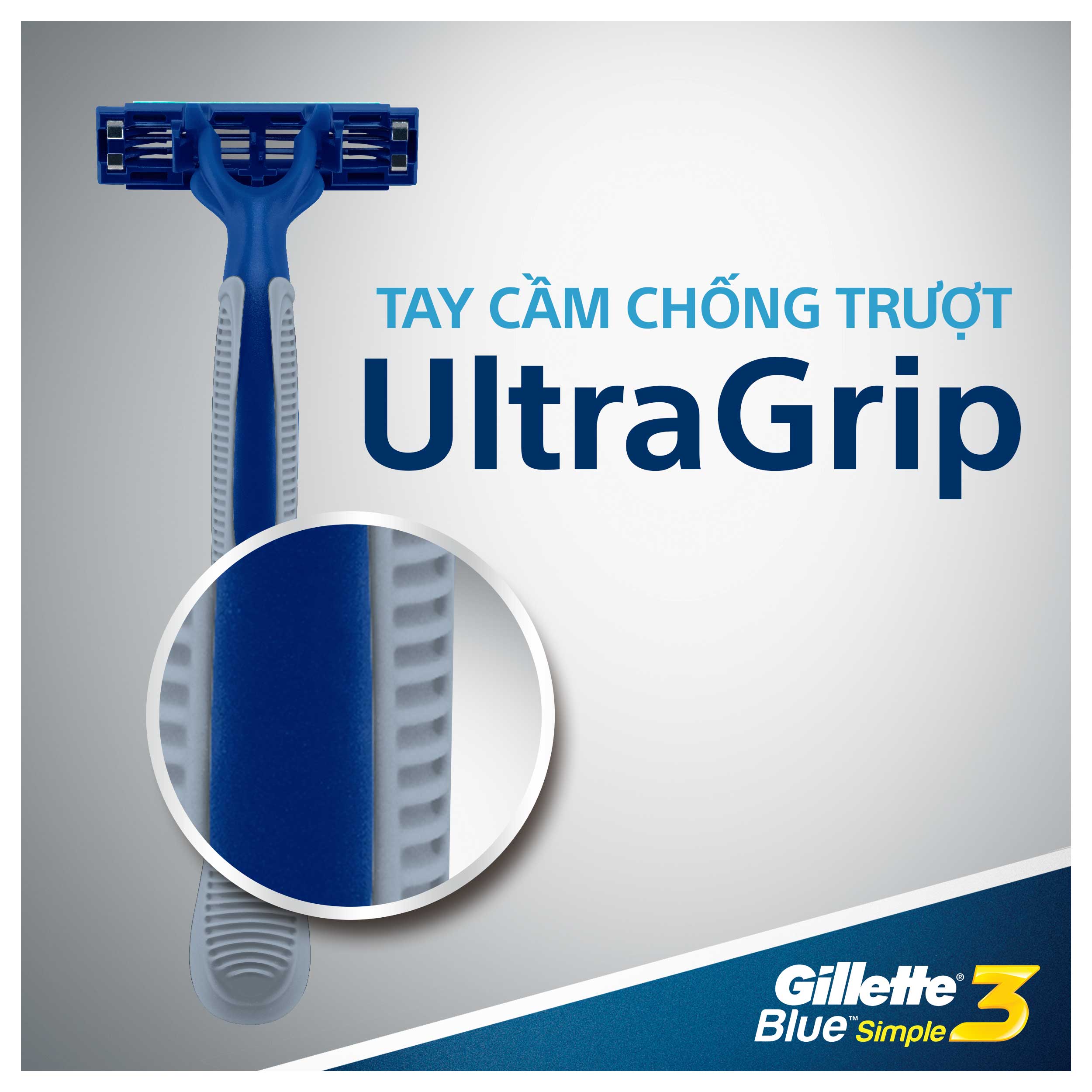 Dao Cạo Râu GILLETTE Blue 3 Comfort (4 Cây)