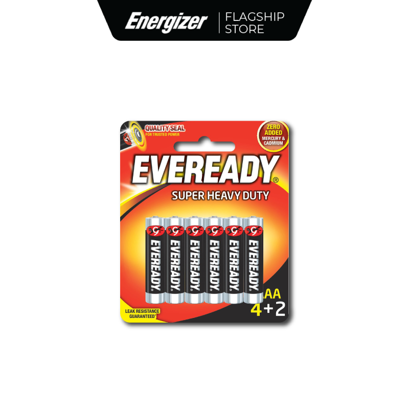 Eveready Super H.Duty 1212 Bp4+2 Aaa Battery