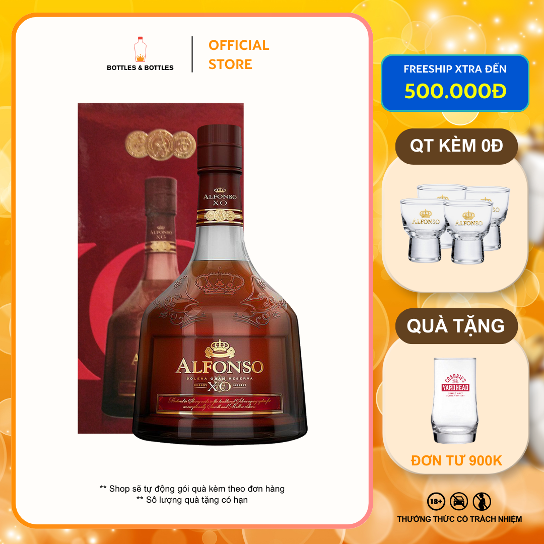 [CHÍNH HÃNG] Rượu Brandy Alfonso XO - 700ML -40%