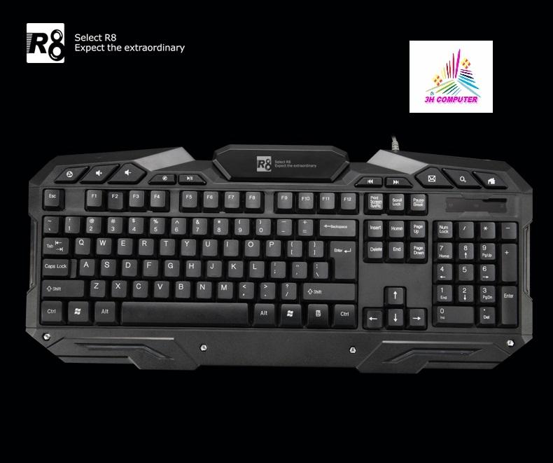 Bàn phím máy tính ,bàn phím chơi game ,Bàn Phím Văn Phòng R8 1825 Muili