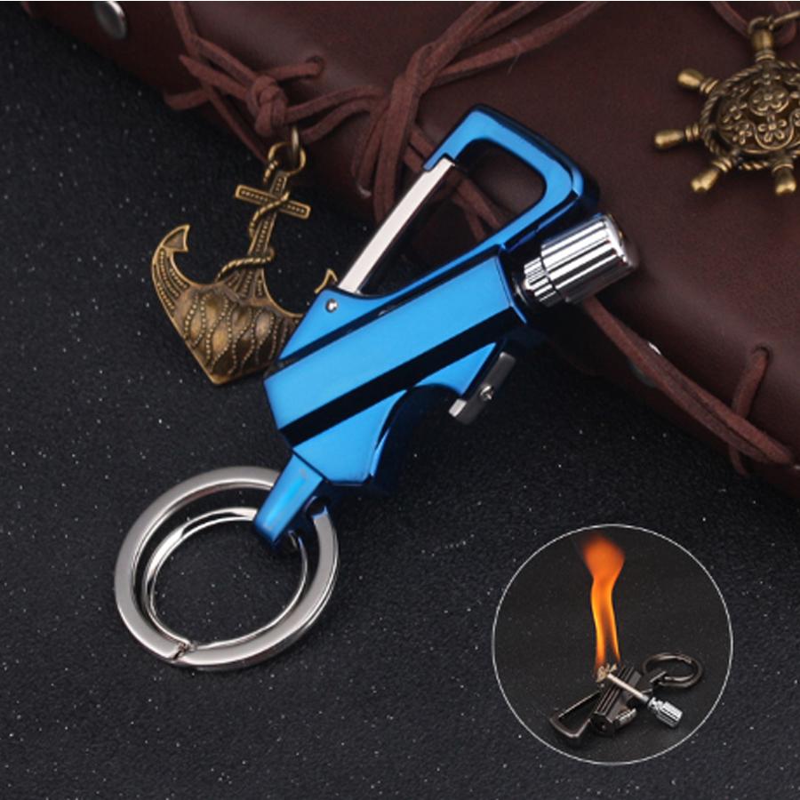 Bật lửa móc khóa diêm xăng Honest 666 - Diêm xăng vĩnh cửu kiêm móc khóa đa năng cao cấp, móc khóa, móc khóa đẹp (KHÔNG CHỨA XĂNG GAS)