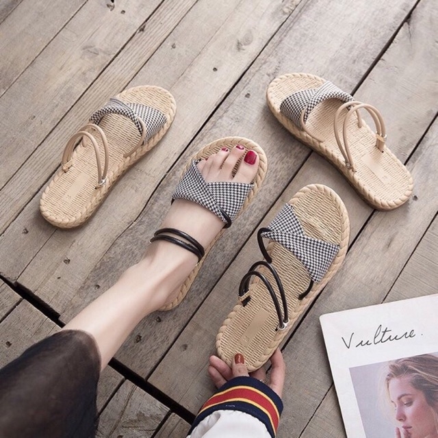 💖Giày Sneakers 💖Sandal 2 quay đế giả cói