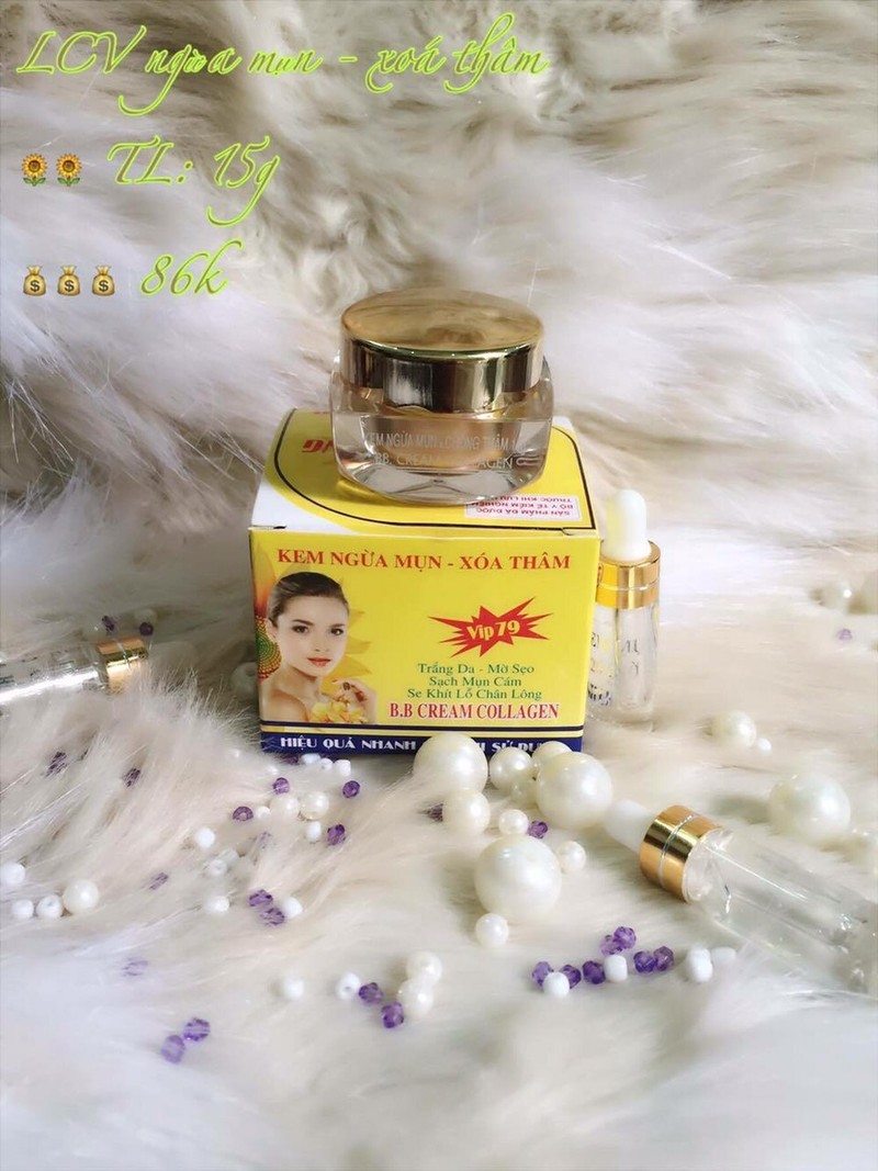 [HCM]KEM MỤN - THÂM - TRẮNG DA- MỜ SẸO LINH CHI VÀNG 15G