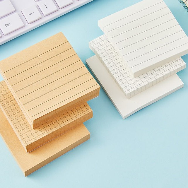 Set 80 Giấy Note Giấy Ghi Chú Sticky Note Tối Giản ST45