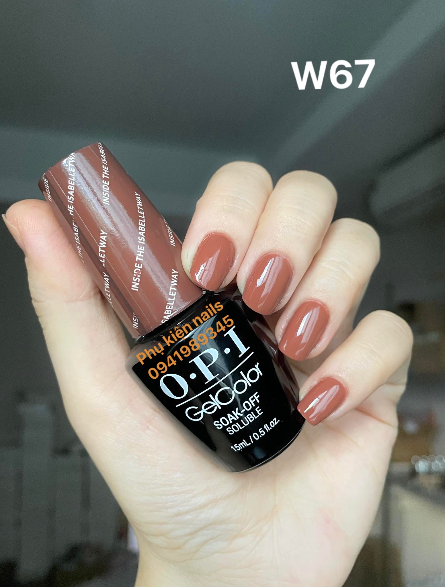 [HCM]Sale 50% Sơn Móng Tay -Sơn Gel Hơ Máy Opi (GCW67)