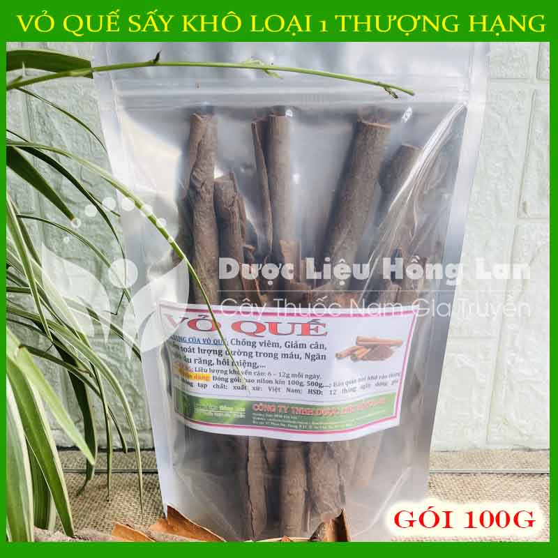 ✅ 100g vỏ quế sấy khô loại 1 -