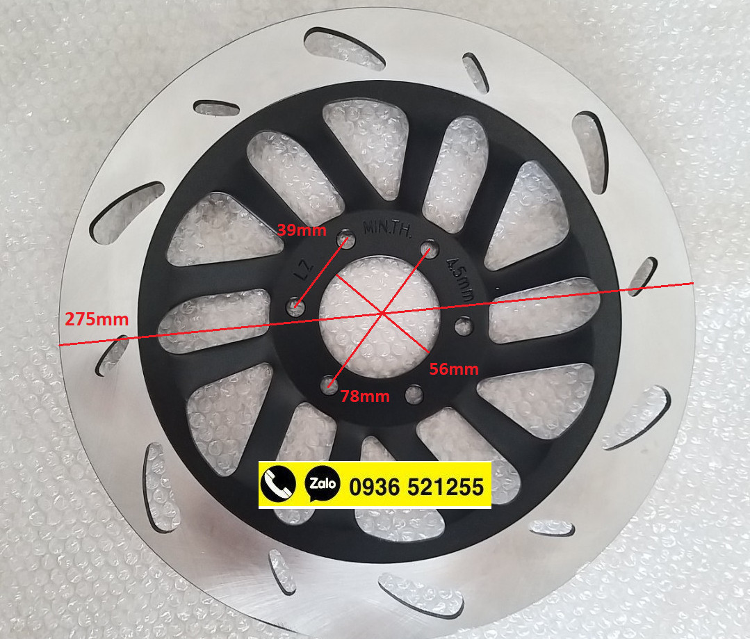Đĩa thắng trước Đĩa phanh trước Suzuki GZ150A 125 và các dòng xe tương ứng