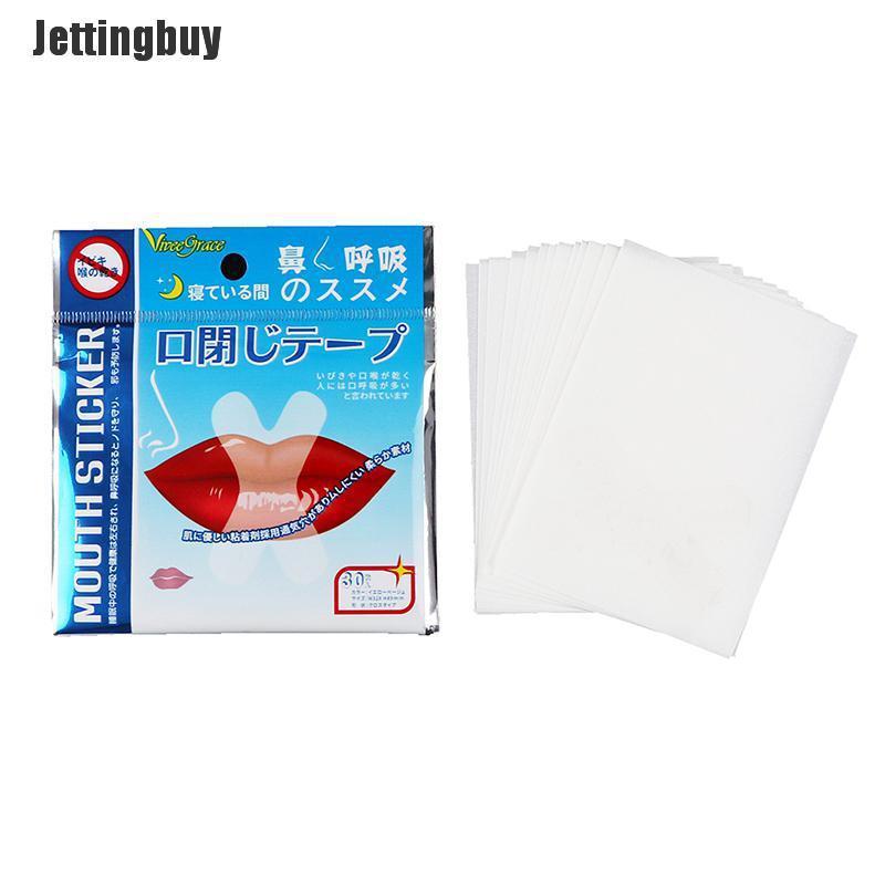 Jettingbuy Night Anti Snoring Sleep Mouth Tape For Breathing Improved Nighttime Sleeping