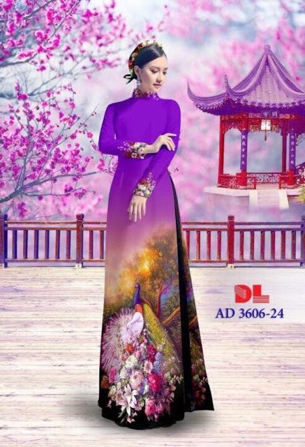 [HCM]Vải áo dài con công