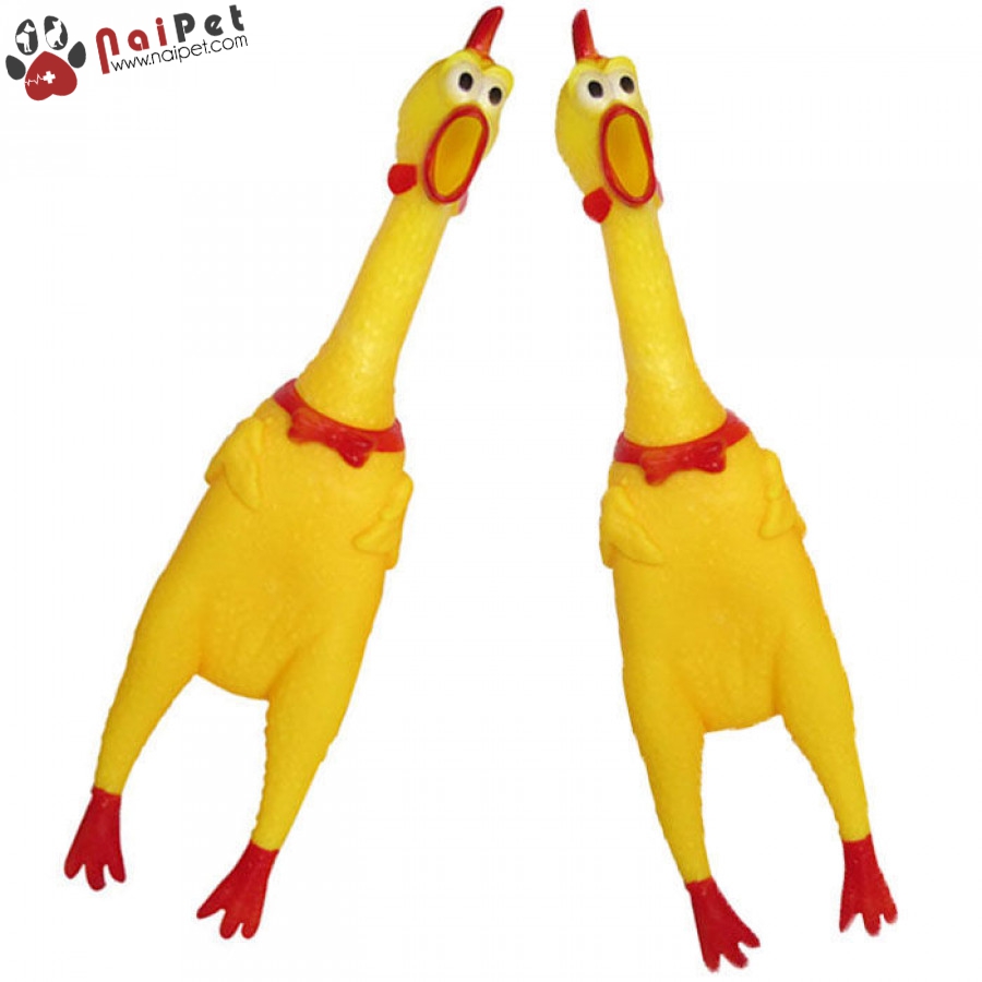 Đồ Chơi Gà Kêu Rên Thảm Thiết Cho Chó Mèo