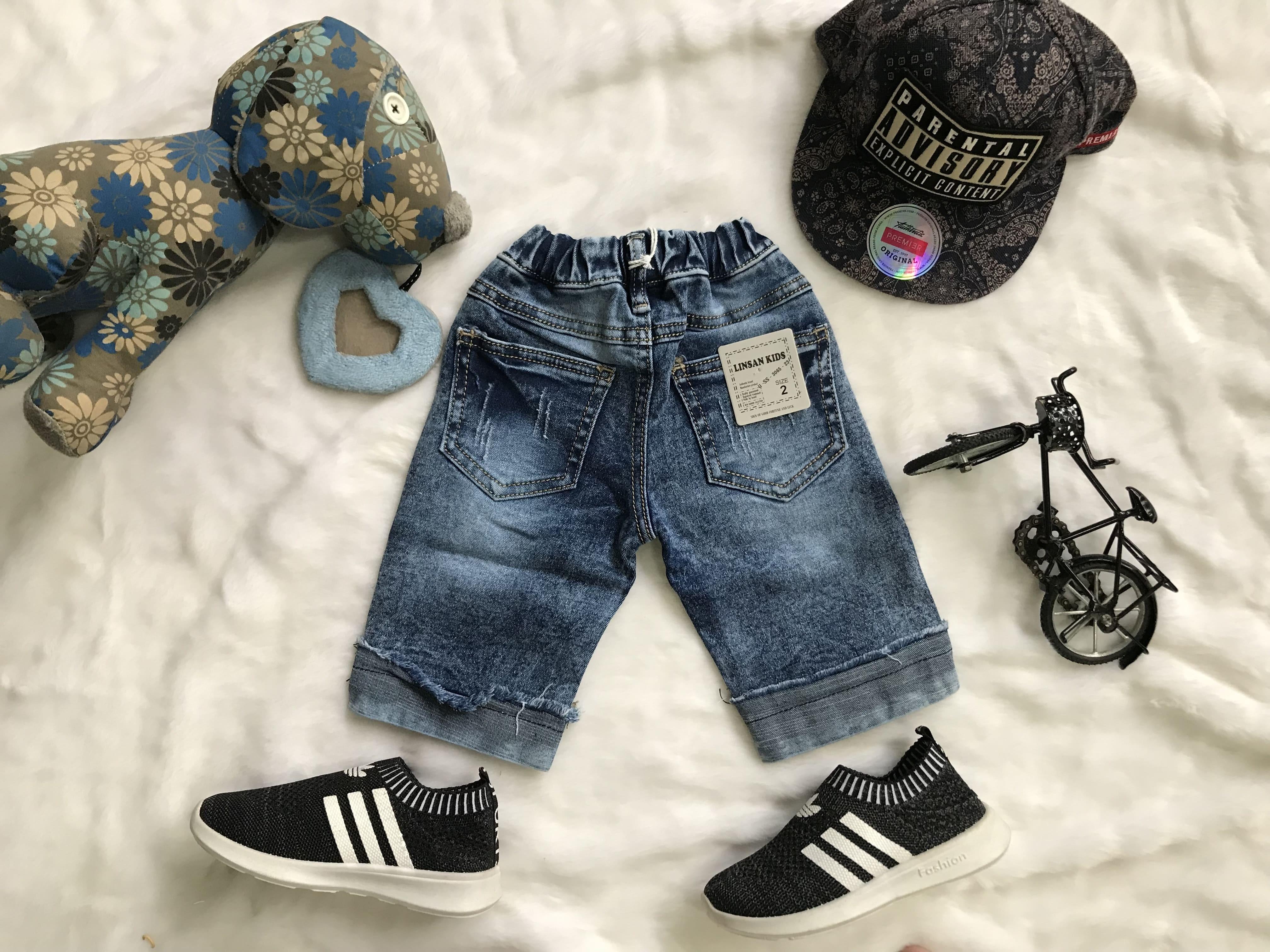 Quần lững Jean chất thun cho bé từ 10 - 25kg