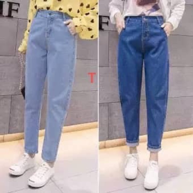 Quần baggy bò trơn DTR0320