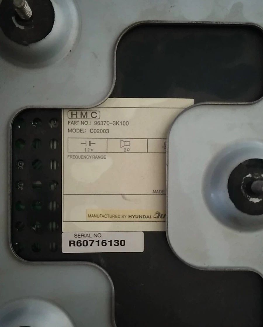 ampli 6 kênh tháo xe Hyundai nhập khẩu