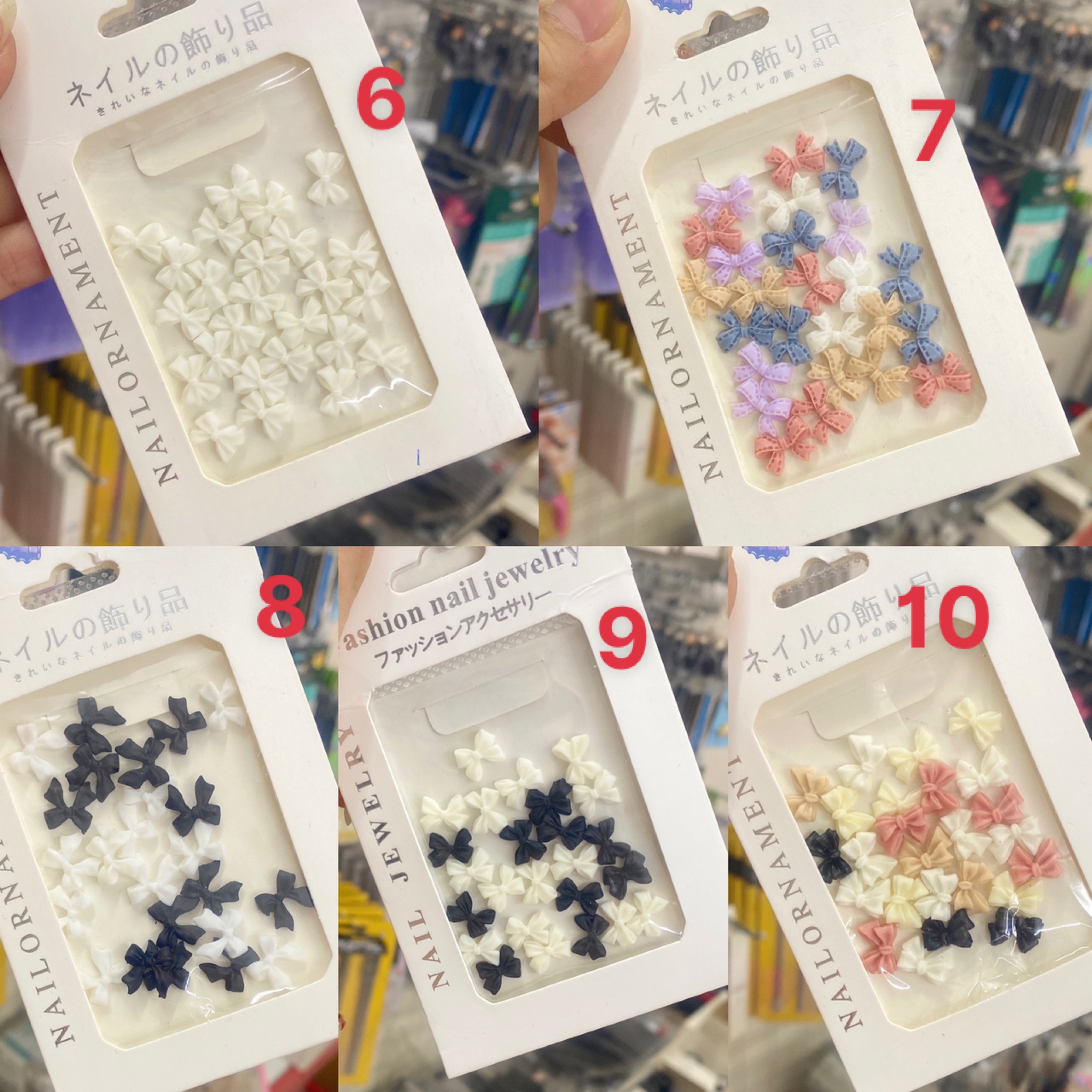 Chram ,Phụ Kiện Nơ Đính Móng Tay - Sugar Nails