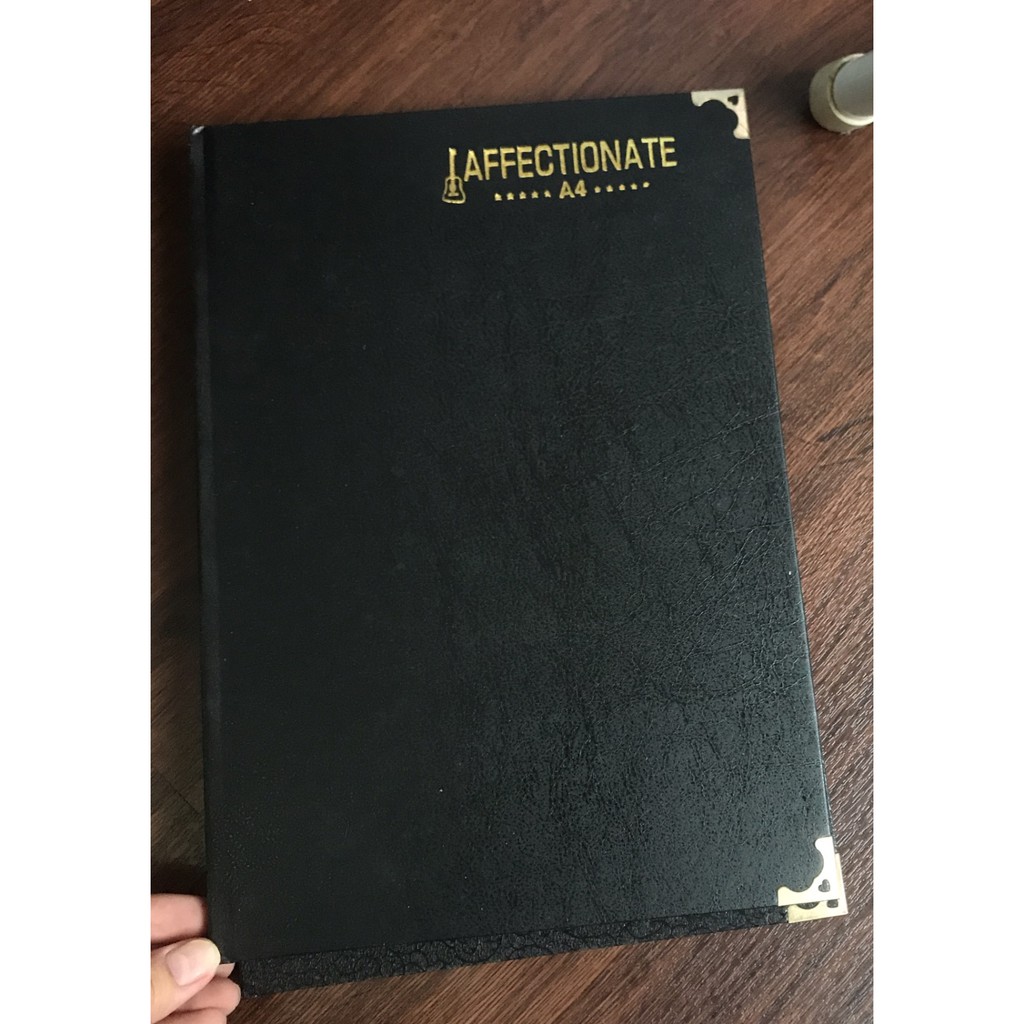 [HCM]Sổ da CK 10 khổ A4 21x30cm  giấy trắng dày cực mịn đẹp loại 200 trang