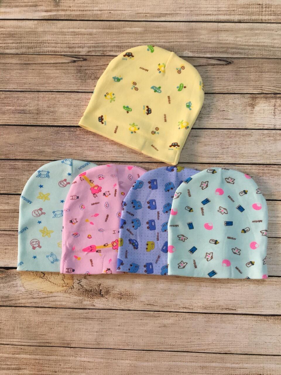 [HCM]Nón Cotton MinTu Loại Cao cấp cho Bé