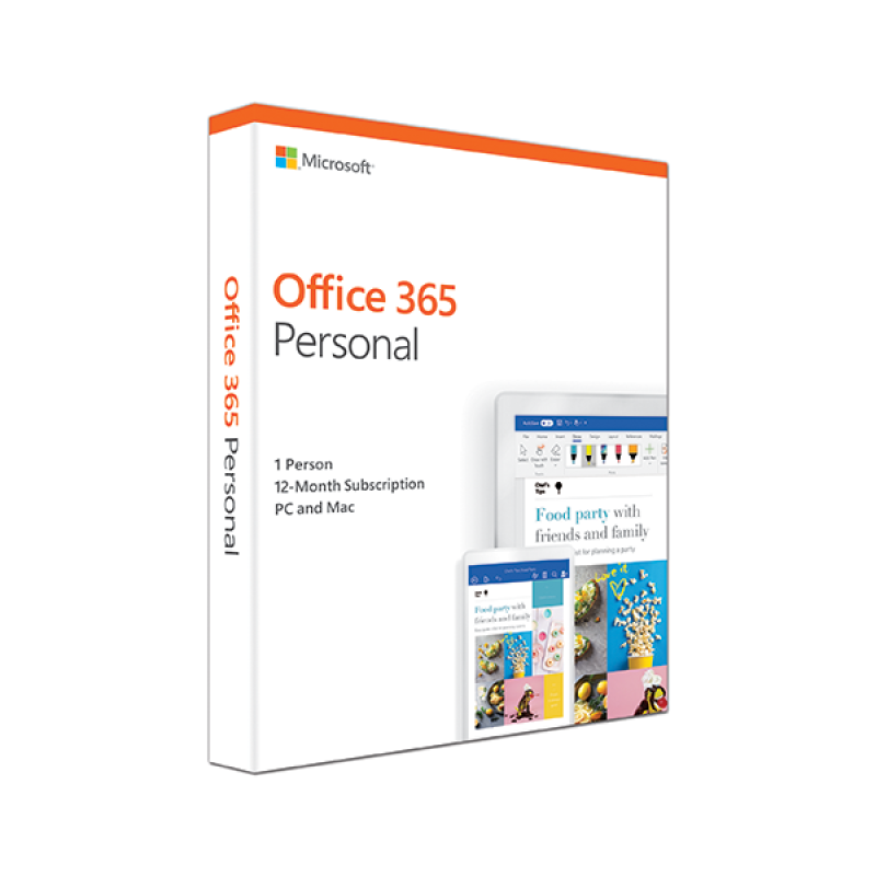 Bảng giá Phần Mềm Office 365 Personal English APAC EM Subscr 1YR Medialess P4 (QQ2-00807) Phong Vũ