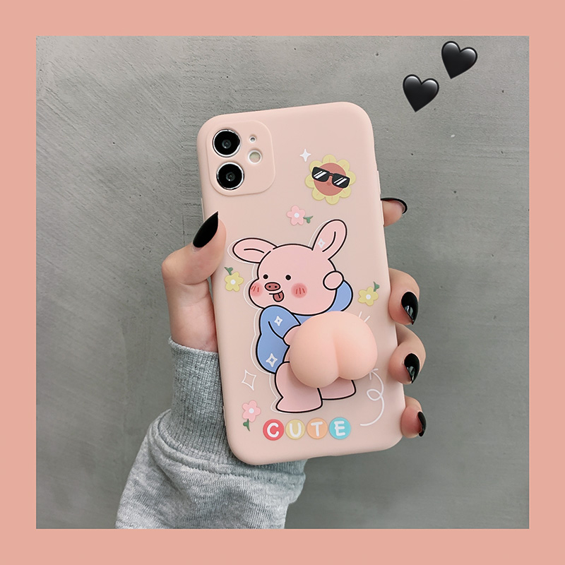 Ốp lưng iphone, Ốp lưng iphone cute đào bóp - Sam Case