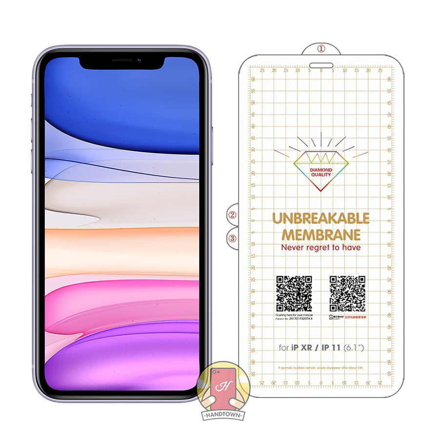 Miếng Dán PPF Mặt Trước Chống Vân Tay Cho iPhone 11, Dán Màn Hình iPhone