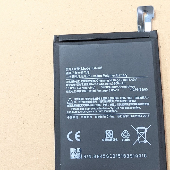 New capacity 4000mAh Xiaomi Redmi Note 5 Pro battery bn45