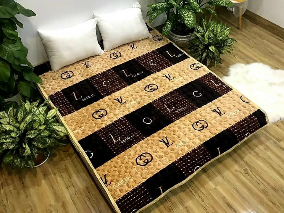 Thảm lông cừu trải giường cao cấp 2x2,2m