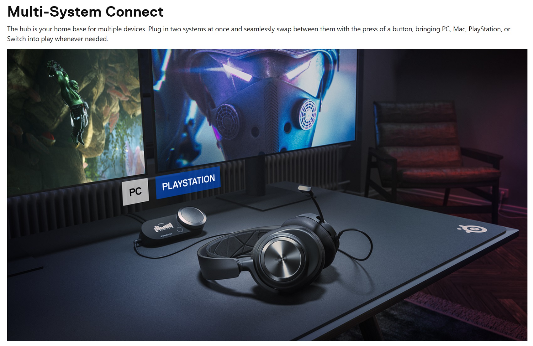 Tai nghe STEELSERIES ARCTIS NOVA Pro Multi system AMPLIFIER & DAC MKStore