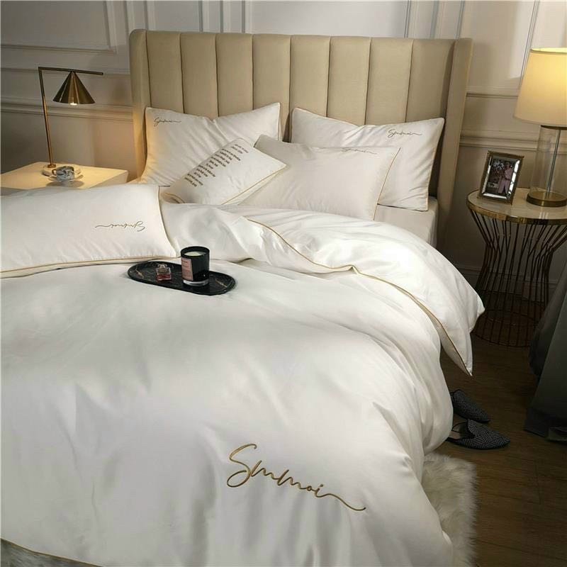 Bộ Chăn Ga Gối Lụa Sumoi 60s nhập khẩu cao cấp (mẫu y hình)