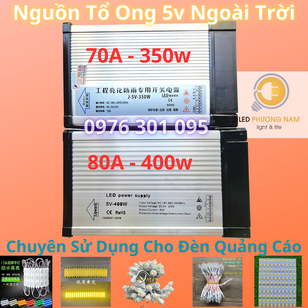 Nguồn Tổ Ong 5V / 40A - 60A - 70A