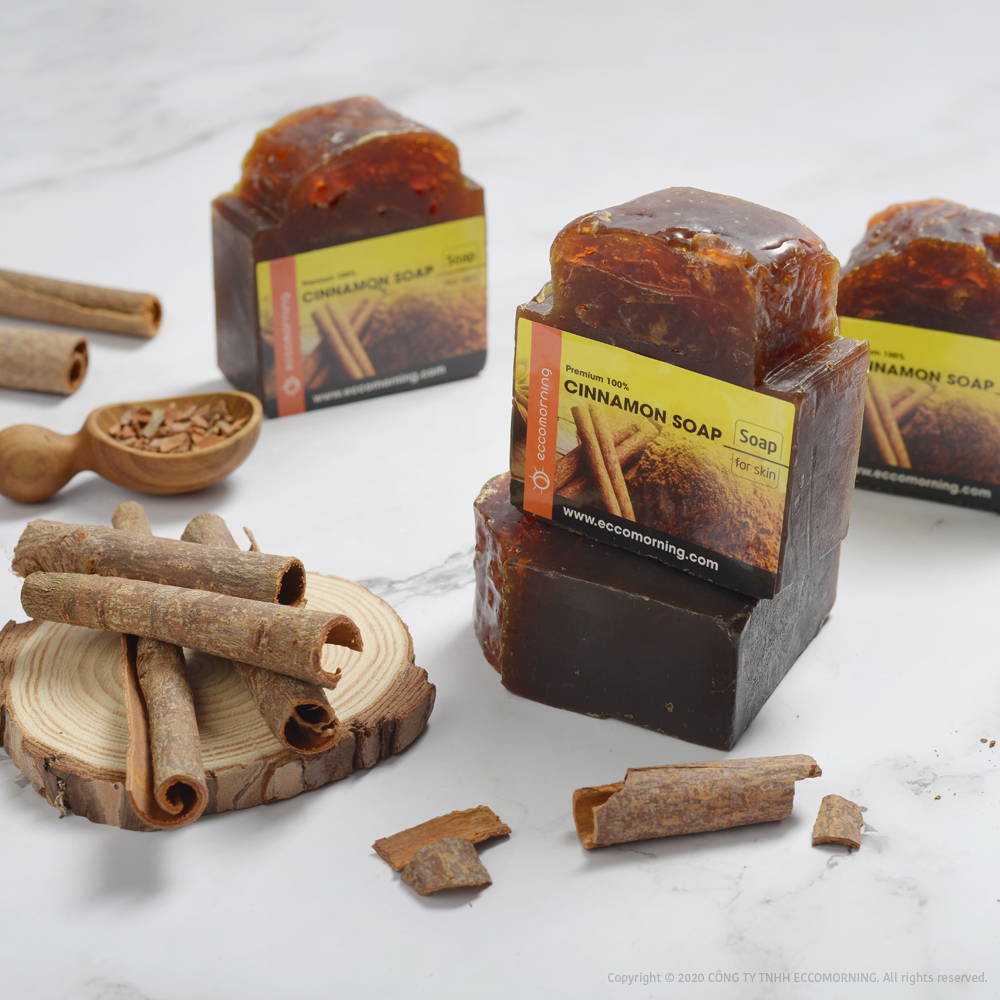 Xà Bông Quế Thiên Nhiên Handmade eccomorning - Cinnamon Soap