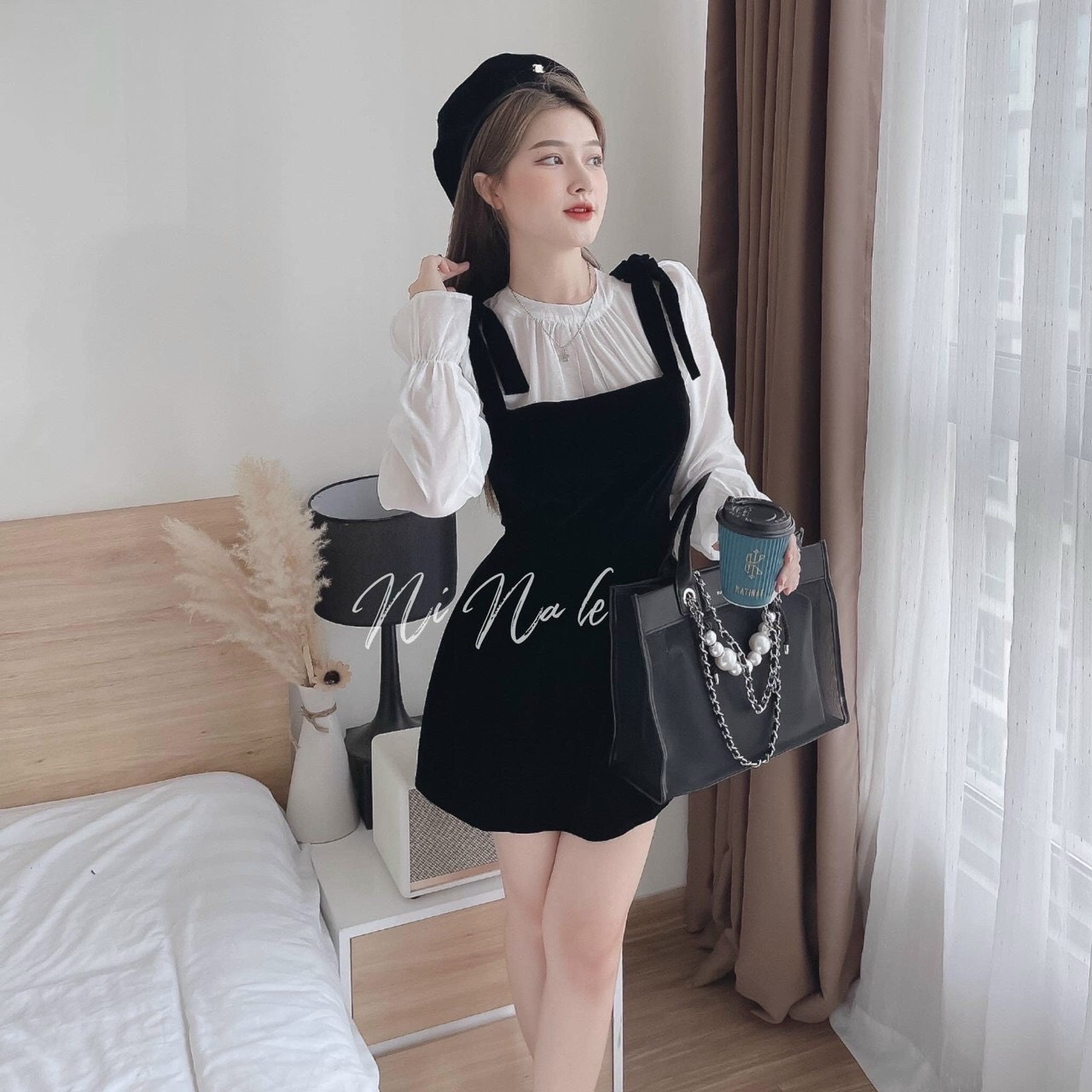 Sét Yếm Váy Lụa