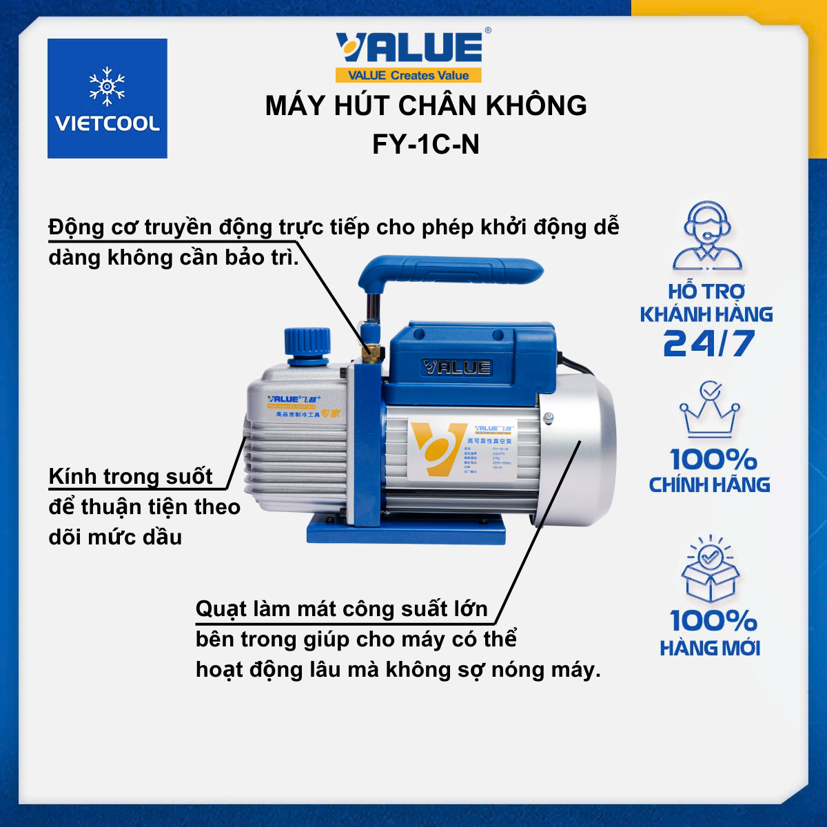 Máy hút chân không đa năng Value Model FY-1C-N