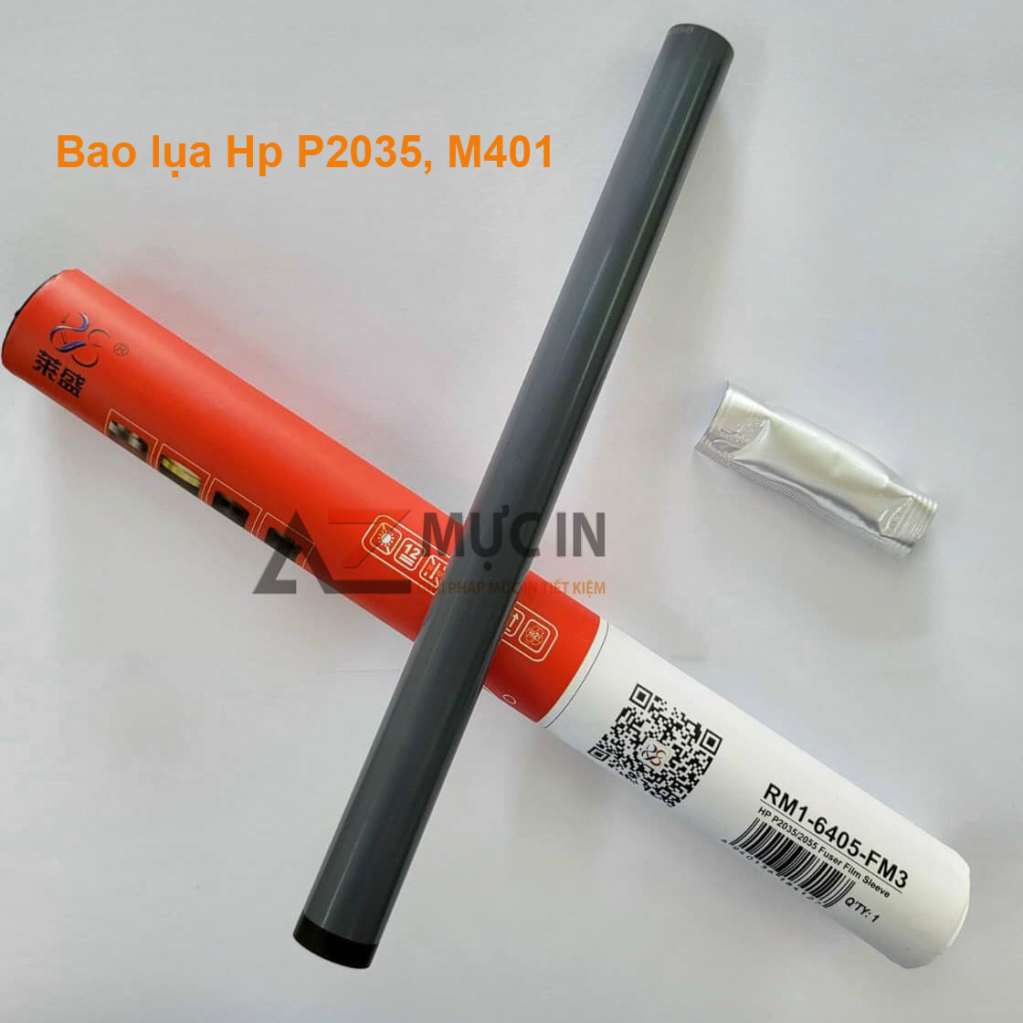 Bao lụa p2035 laisheng ống đỏ kèm mỡ xịn dùng cho máy in hp 2035 2055 m425 401dn canon 6300, 251dw, 252dw
