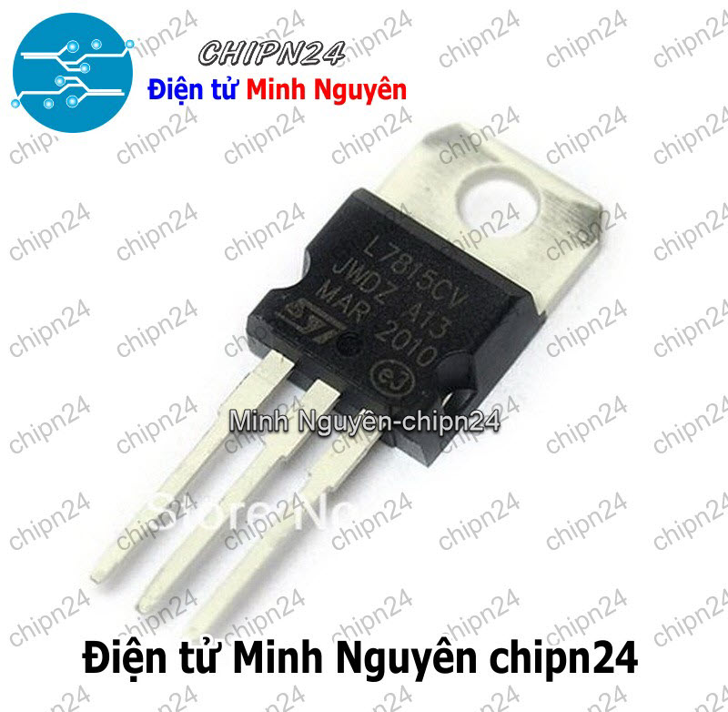[3 con] (DIP) IC L7815CV TO-220 (IC Nguồn 15V) - HH000374