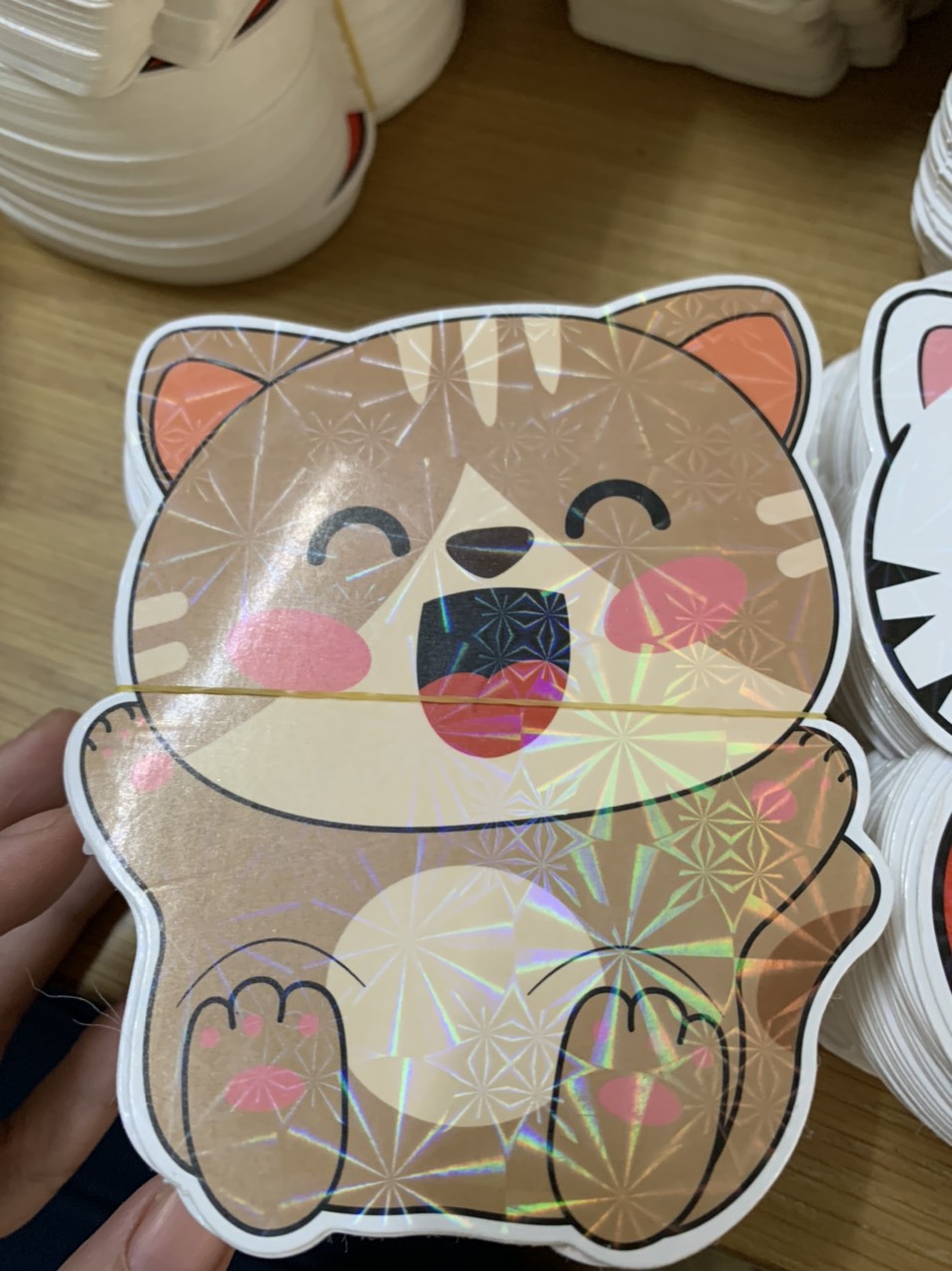 Lixi CHIBI Hoạt Hình Phản Quang Hình Mèo Dễ Thương