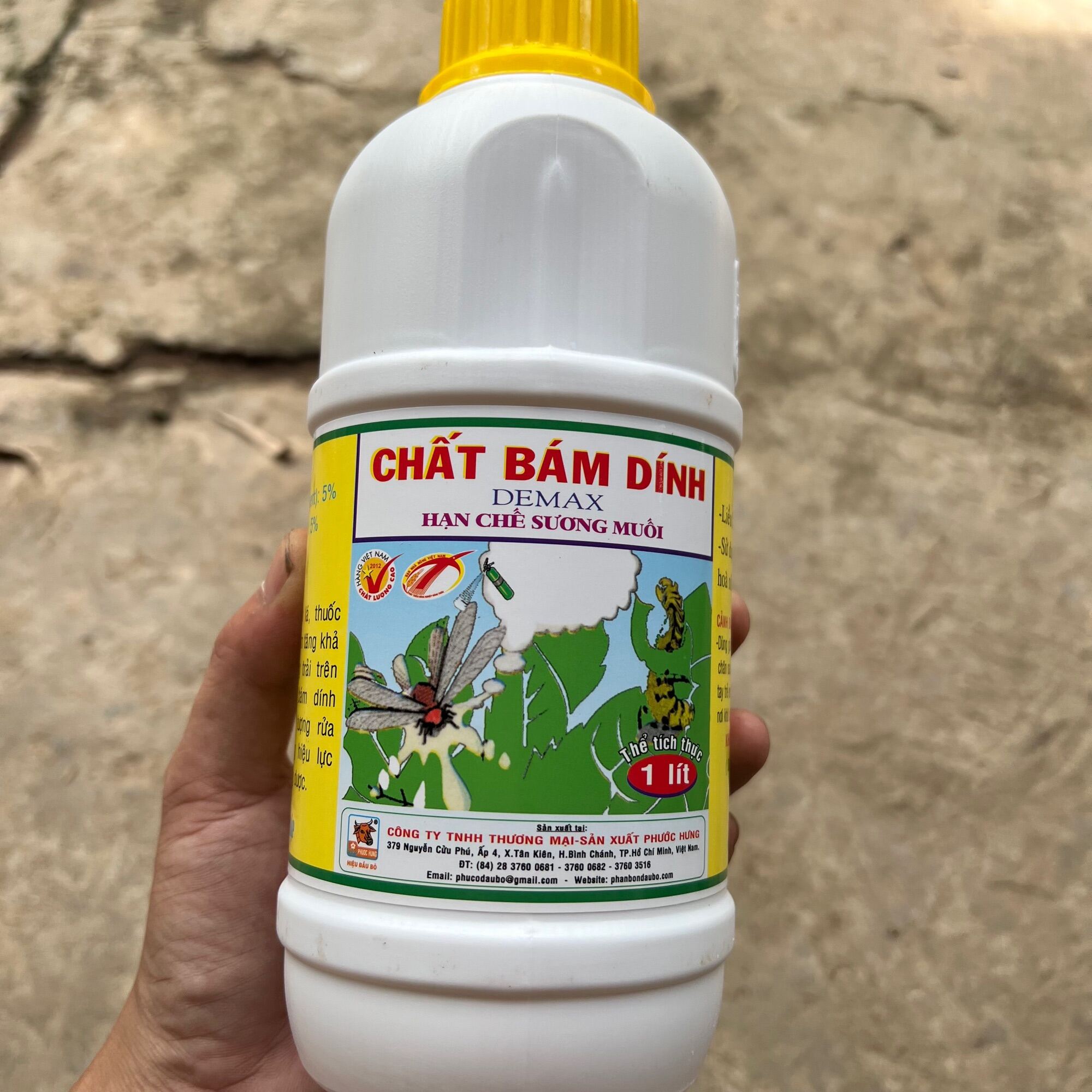 [ Chất bám dính chai 1 lít ] chống rữa trôi, thắm sâu trên lá