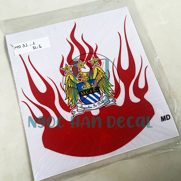 TEM DÁN MỎ DÈ TRƯỚC SAU XE MÁY - MD31